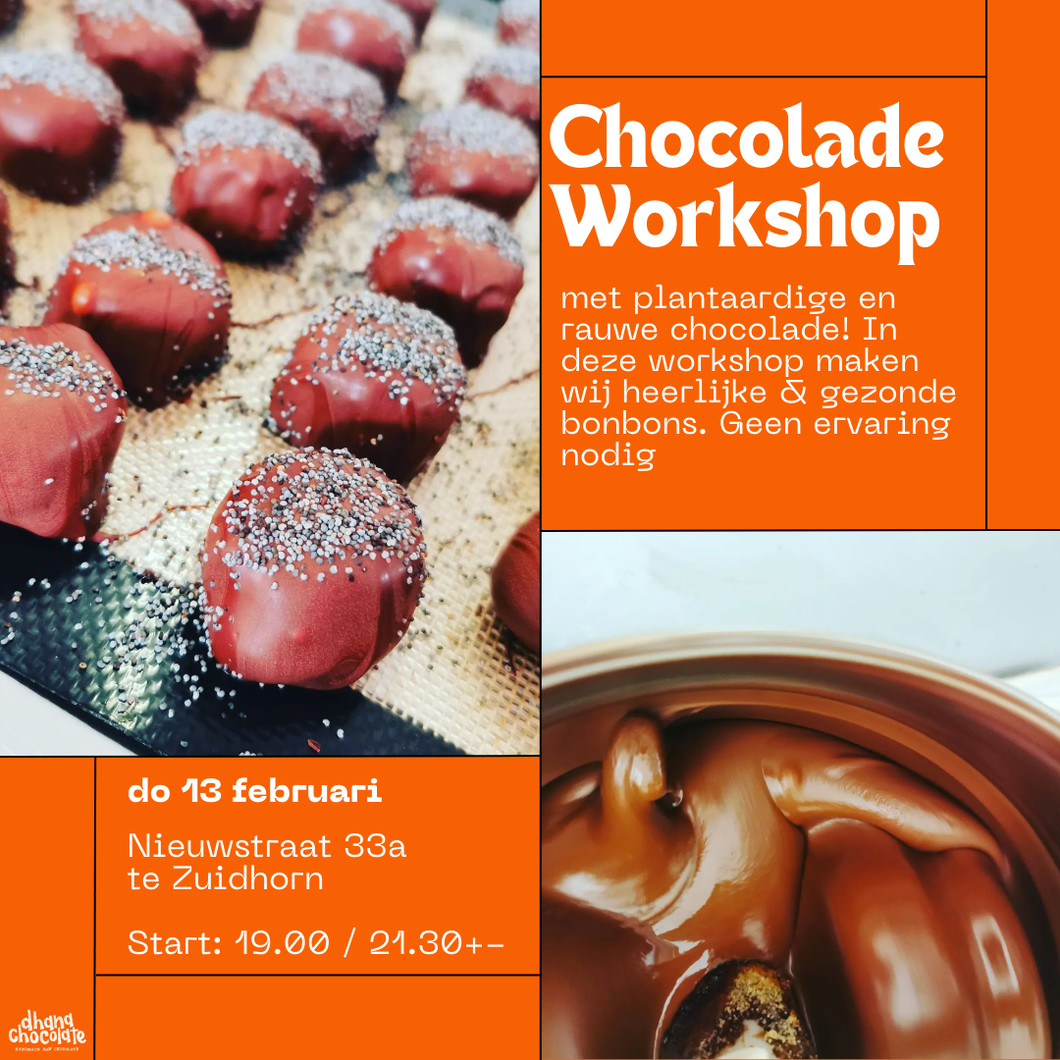 Plantaardige Chocolade Workshop - 13 februari