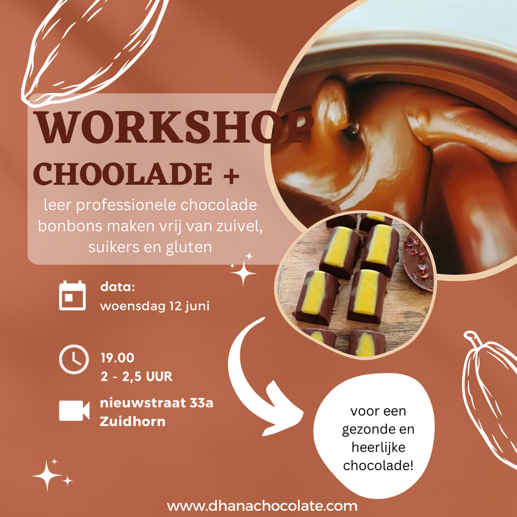 Plantaardige & Gezonde Chocolade Workshop - Gevulde Harde Vormen wo 12 juni