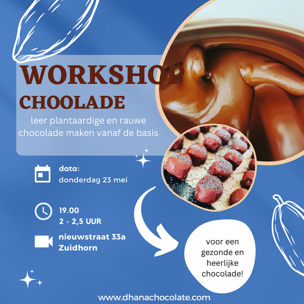 Plantaardige Chocolade Workshop - do 23 mei