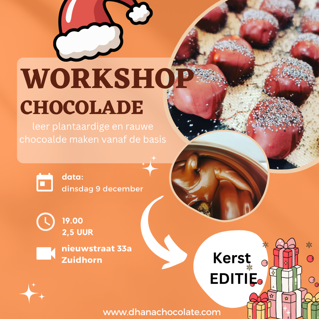 Kerst Chocolade Workshop - 9 december